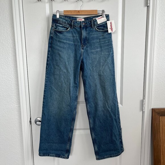 Wrangler Denim - WRANGLER~ Mid-Rise Loose Straight Blue Jean / Size 6